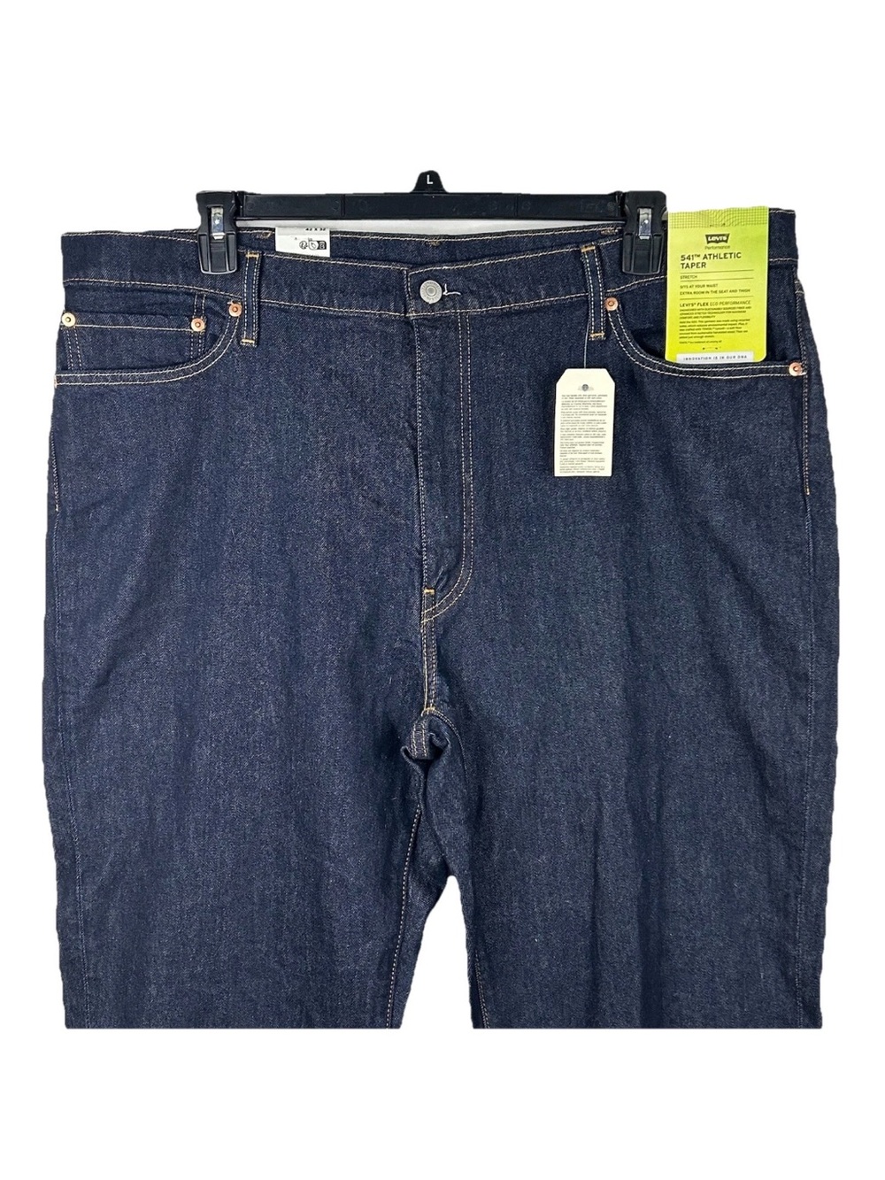Levi’s Premium 541 Mens Jeans Size 42x32 Athletic Taper Stretch Big E NWT